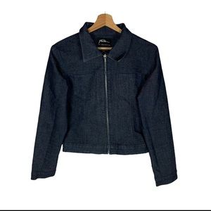 Cropped denim jacket